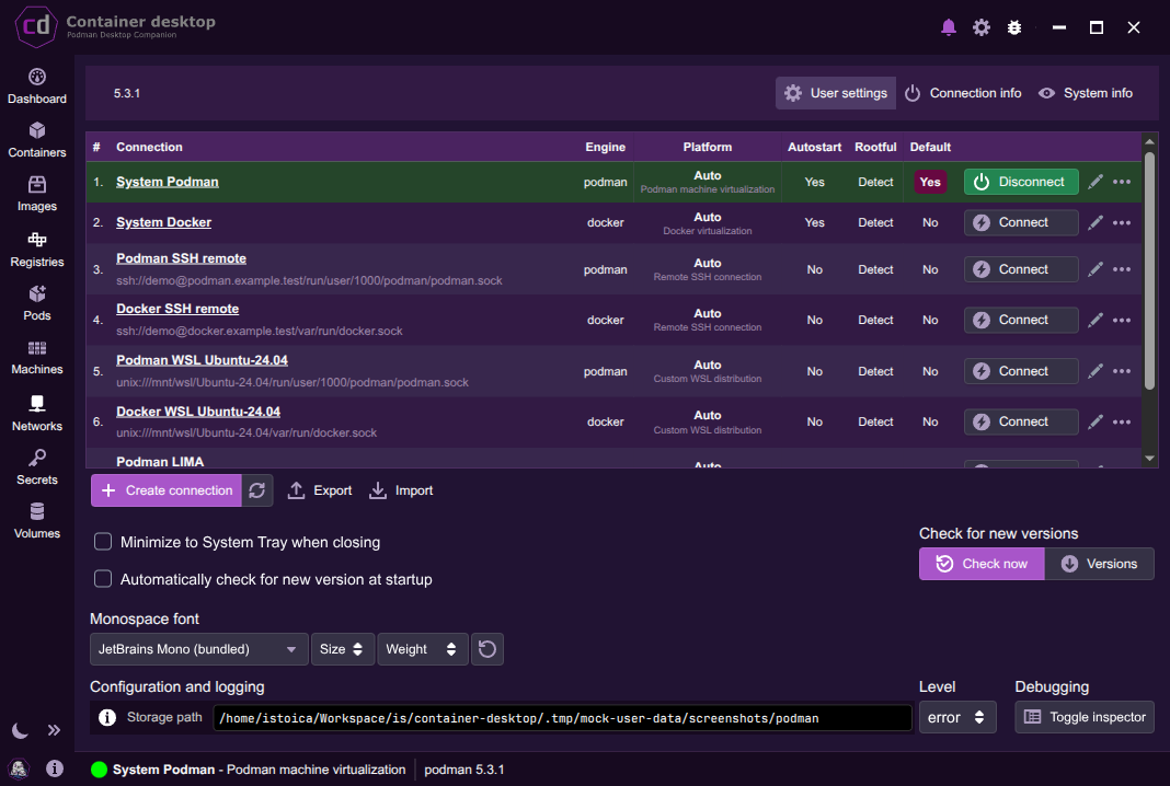 Connection Manager